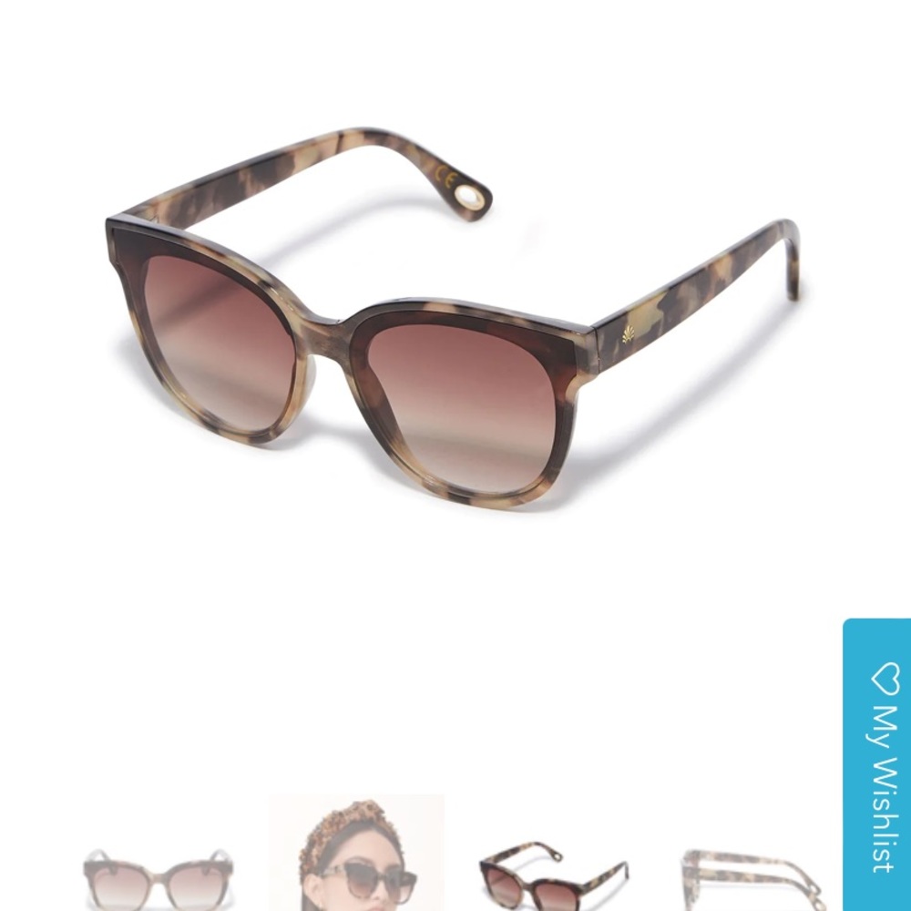 Lele Sadoughi Tortoise Sunglasses - Picture 7 of 8